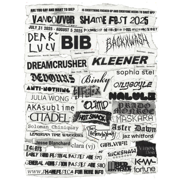 Vancouver Shame Fest 2025 Fest Pass